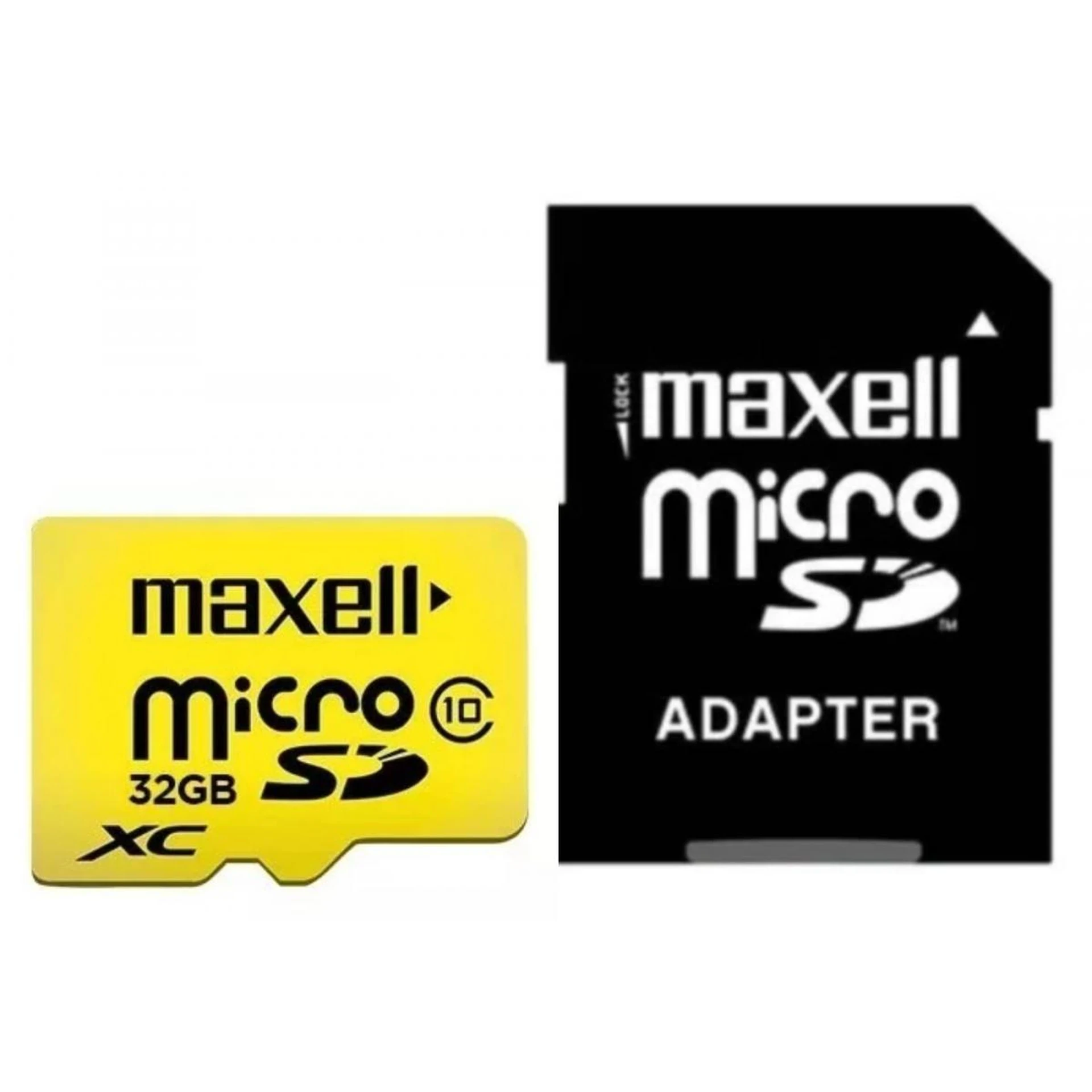 Micro SD Maxell MCSD-32CL10 32GB con Adaptador