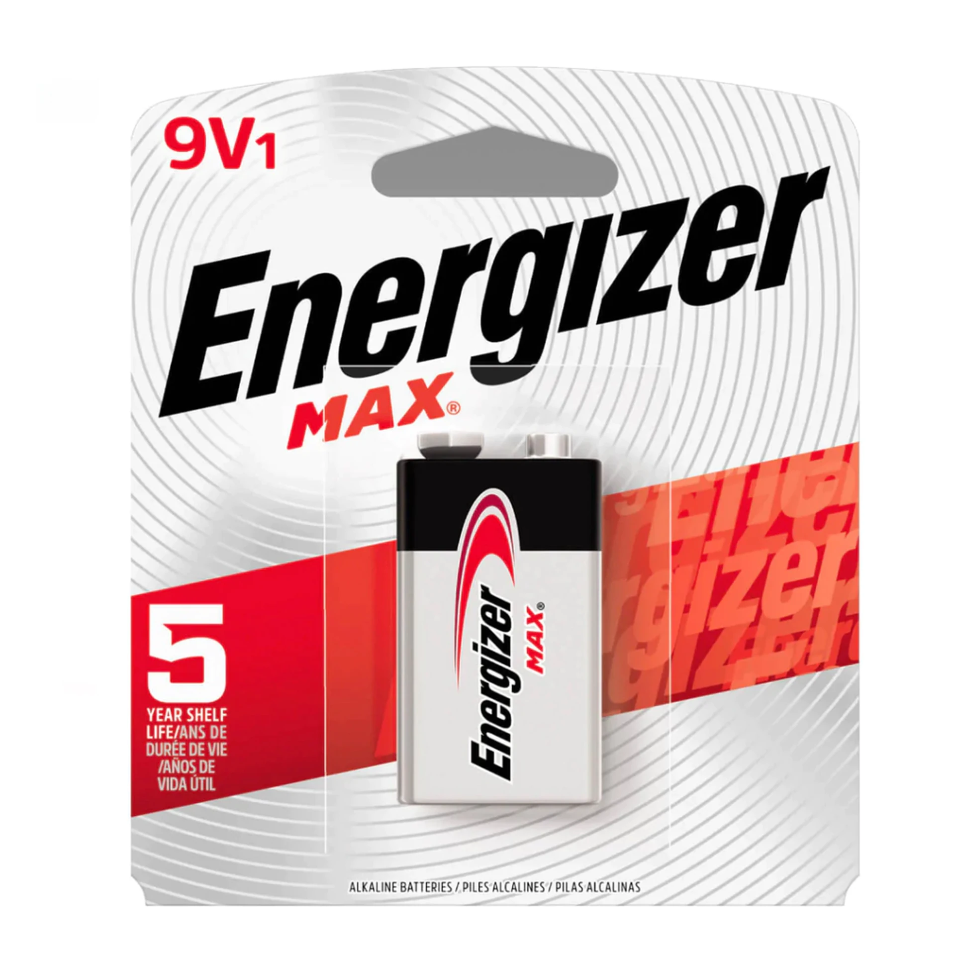 Pila Energizer MAX 9V Alcalina (unidad)