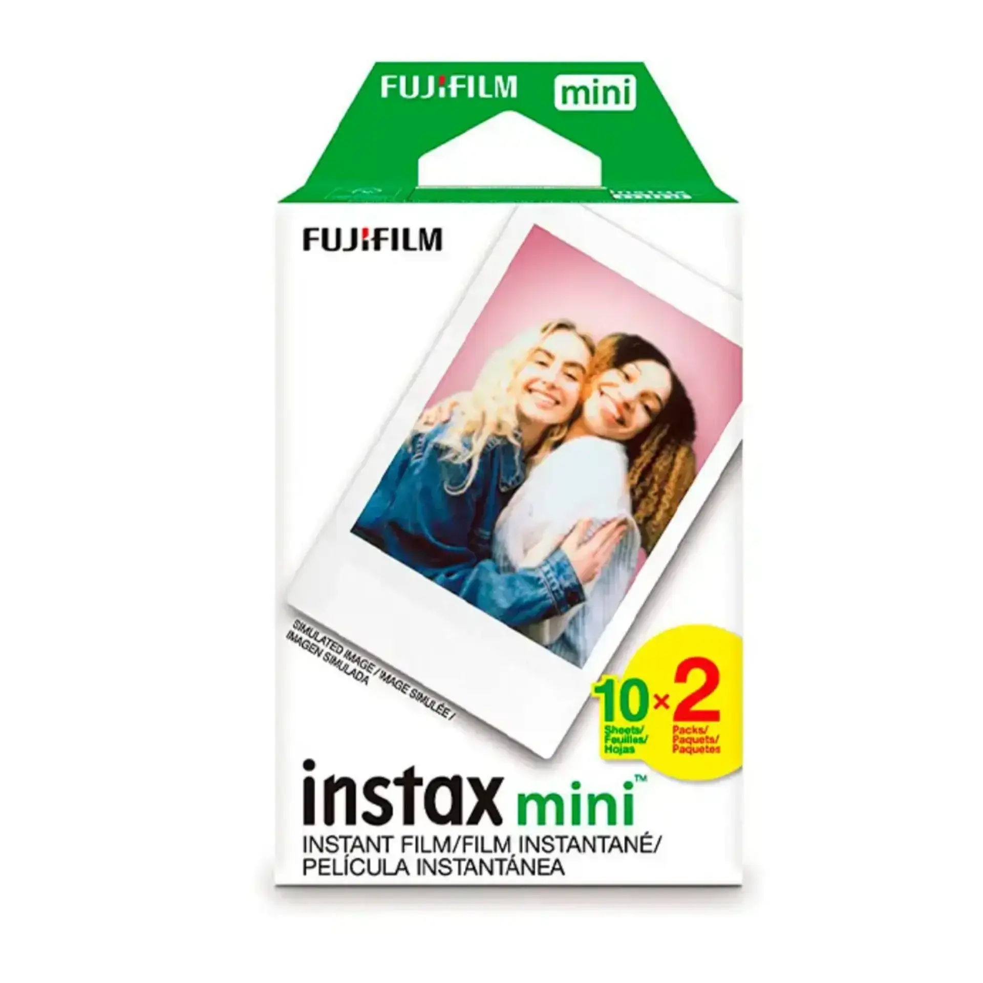 Fujifilm Instax Mini Film Twin Pack x20 - Película Instantánea ISO 800 (20 Exposiciones)